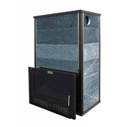 Дровяная печь для бани Klover KLV RT RV 100 талькомагнезит Скала